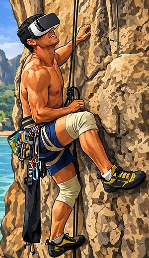 climber-vr1 Extreme Sports Mountain Climbing